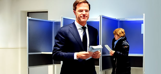 Hollanda'da seçimin galibi Rutte