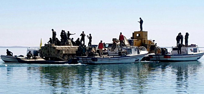 SDG, Fırat Nehri'ni geçti