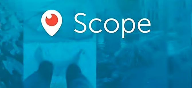 Twitter, Periscope’un adını değiştirdi Scope yaptı