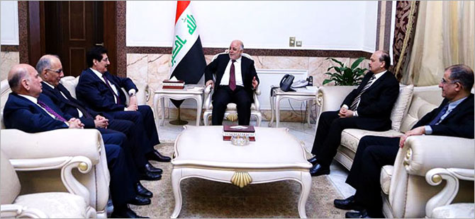 Kürdistan heyeti Haydar Abadi ile görüştü