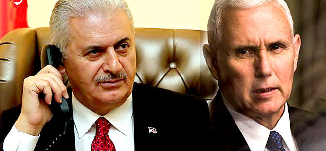Yıldırım, ABD Başkan Yardımcısı Michael Pence ile görüştü