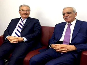 Deniz Baykal ve Ahmet Türk buluştu