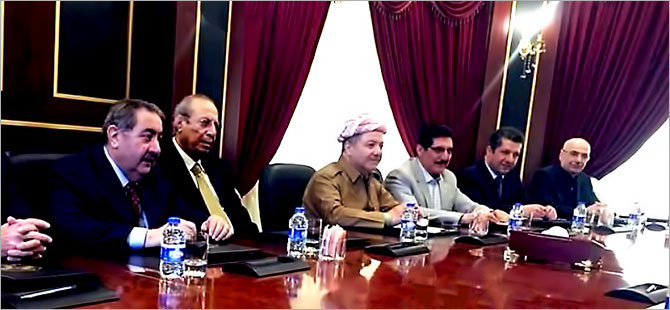 PDK ve YNK, Barzani başkanlığında toplandı