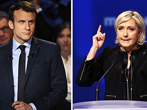 Fransa'da ilk turun galipleri Macron ve Le Pen