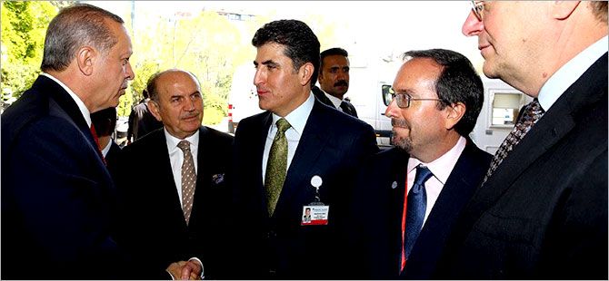 Cumhurbaşkanı Erdoğan, Neçirvan Barzani ile görüştü