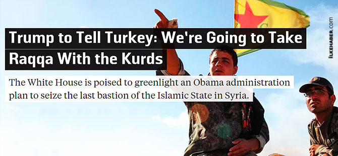 'Erdoğan Rakka'yı Beyaz Saray'da öğrenecek'