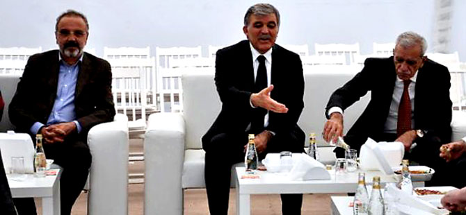 Ahmet Türk ve Sırrı Sakık'tan Gül'e taziye ziyareti