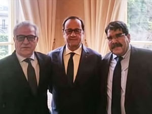 Hollande, Salih Müslim ile görüştü