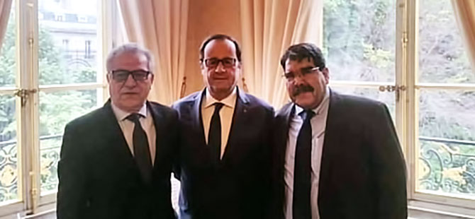 Hollande, Salih Müslim ile görüştü