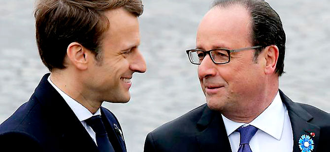 Hollande görevi Macron’a devretti