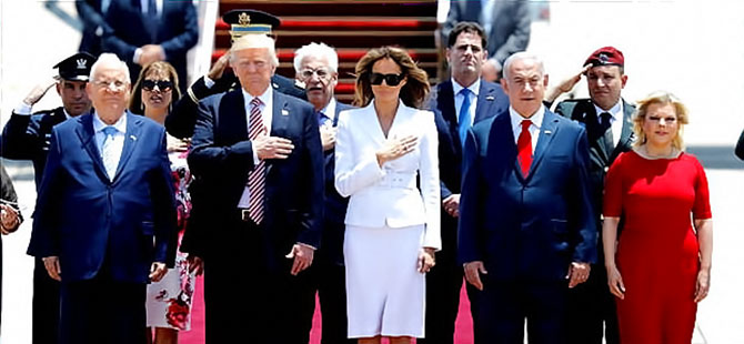 Trump İsrail'de: 'İran tehdit, teröristlere destek veriyor'