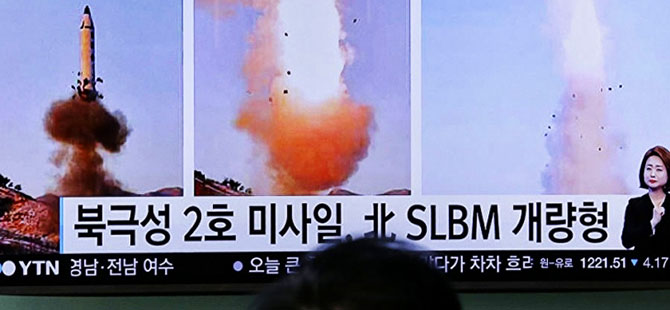 Kuzey Kore birden çok balistik füze fırlattı