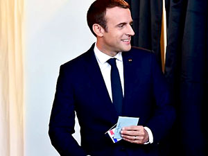 Fransa'da seçimin galibi Macron oldu