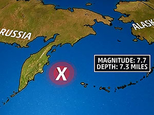 Rusya'da 7.8'lik deprem