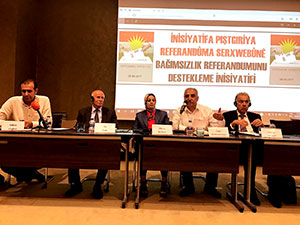İstanbul’da Bağımsızlık referandumu konferansı yapıldı
