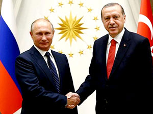 Erdoğan, Vladimir Putin’le görüşüyor