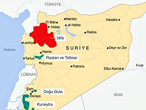 Suriye ordusu İdlib'e havadan uyarı broşürleri attı