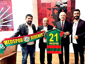 Amedspor taraftar grubu Kılıçdaroğlu ve HDP'yi ziyaret etti