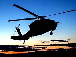 Irak ordusuna ait helikopter düştü: 7 ölü