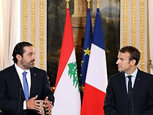Macron'dan Lübnan Başbakanı'na çağrı