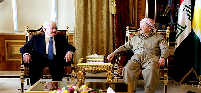 Mesud Barzani, Cumhurbaşkanı Masum ile görüştü