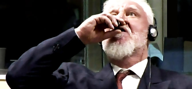 Duruşmada zehir içen 'savaş suçlusu general' öldü