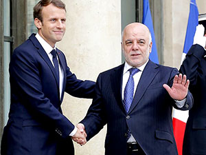 Macron'dan Abadi'ye telefon