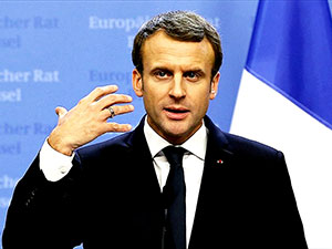 Macron: İki devletli çözüme alternatif yok