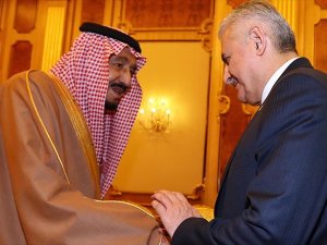 Yıldırım, Suudi Arabistan Kralı Selman ile görüştü