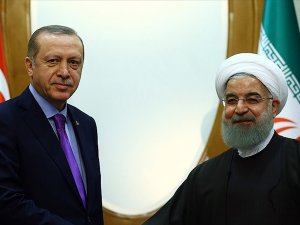 Erdoğan, Hasan Ruhani ile görüştü
