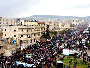 Efrin’de halk operasyona karşı yürüdü