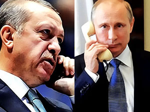 Erdoğan ve Putin telefonda Suriye'yi görüştü