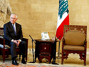 ABD Dışişleri Bakanı Lübnan'da boş odada bekletildi