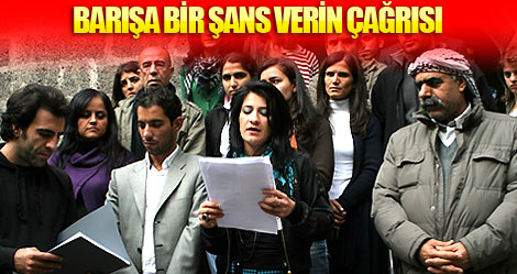 Barışa bir şans verin çağrısı