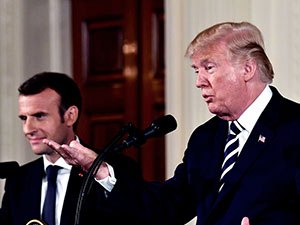 Trump'tan Fransa Cumhurbaşkanı Macron'a tepki