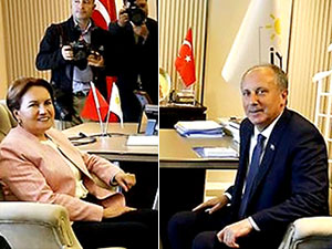Muharrem İnce, Meral Akşener'i ziyaret etti