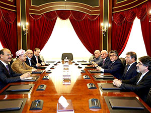 Mesud Barzani PAK heyeti’ni kabul etti