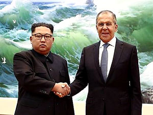 Lavrov, Kuzey Kore lideri Kim ile görüştü