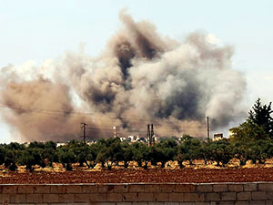 Suriye rejimi İdilib'de Türkiye'ye ait askeri üssü vurdu