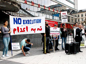 İran’daki idamlar İsveç’te protesto edildi