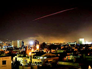 Suriye devlet ajansı: İsrail'in hava saldırısına karşılık verildi