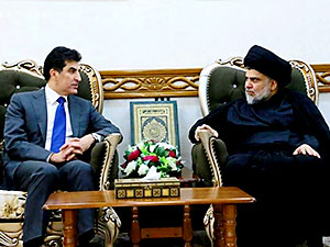 Neçirvan Barzani Necef'te Sadr ile görüştü