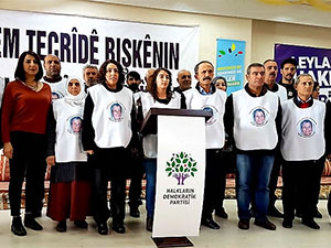HDP’li vekiller Leyla Güven’e destek için açlık grevinde