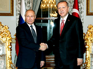 Erdoğan ile Putin bir araya geldi