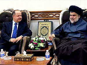 Mesud Barzani, Mukteda Sadr ile görüştü