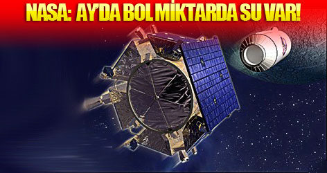 NASA: Ay'da bol miktarda su var