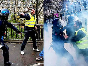 Sarı Yelekliler: Saldırı hükümetin komplosu