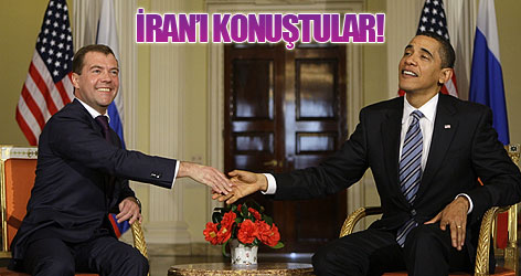 Obama ve Medvedev 'İran'ı konuştu