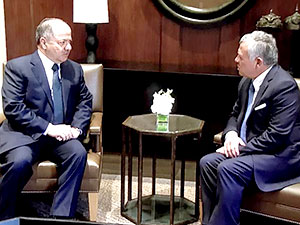 Mesud Barzani Kral Abdullah ile görüştü