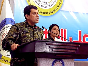 DSG Genel Komutanı Peşmerge'ye teşekkür etti